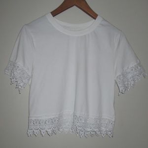 White Crop Top